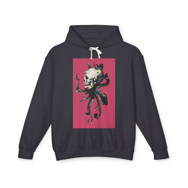 Hoodie with octopus skull graphic design