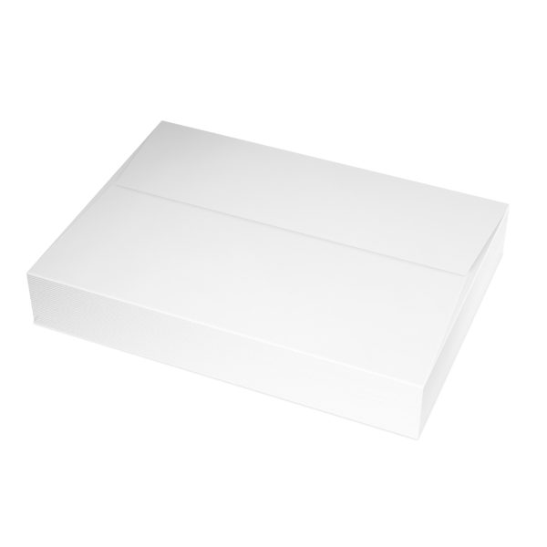 Stack of blank white paper